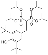 CAS#: 126411-13-0， 4-[2,2-Bis[Di(Propan-2-Yloxy)Phosphoryl]Ethyl]-2,6-Ditert-Butylphenol