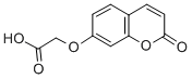 结构式 CAS# 126424-85-9, 2-[(2-氧代-2H-1-苯并吡喃-7-基)氧基]-乙酸