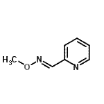 CAS 登录号：126527-22-8， (E)-N-甲氧基-1-(2-吡啶基)甲亚胺