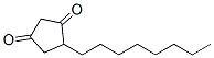 CAS 登录号：126624-26-8， 4-辛基环戊烷-1,3-二酮