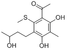 CAS#: 126651-92-1， S-Methyl 2,4-Dihydroxy-5-(3-Hydroxybutyl)-3,6-Dimethylbenzenecarbothioate