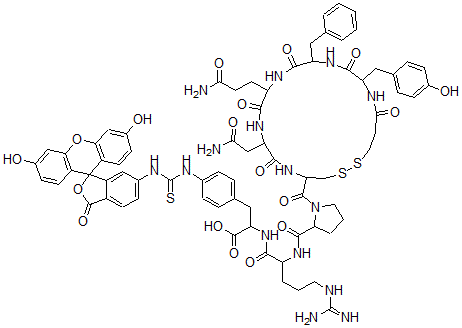 CAS#: 126660-40-0， 1-Deamino-Arginyl(8)-(Fluorescein)Phenylalanine(9)-Vasotocin
