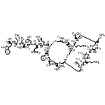 CAS#: 126738-34-9， N-({(1R,4S,7S,10S,13S,16S,19S,22S,25R,28S,31R,36R,39S,42S,45S)-31-Amino-7,22-Bis(4-Aminobutyl)-42-(2-Amino-2-Oxoethyl)-39-Benzyl-4-(2-Carboxyethyl)-10,19-Bis(Carboxymethyl)-13-[(1R)-1-Hydroxyethyl]-28 -(Hydroxymethyl)-45-Isobutyl-16-[2-(Methylsulfanyl)Ethyl]-3,6,9,12,15,18,21,24,27,30,38,41,44,47-Tetradecaoxo-33,34,49,50-Tetrathia-2,5,8,11,14,17,20,23,26,29,37,40,43,46-Tetradecaazabicyclo[23.22.4]H Enpentacont-36-Yl}Carbonyl)-L-Histidyl-L-Glutaminyl-L-alpha-Aspartyl-L-Valyl-L-Isoleucyl-L-Tryptophan
