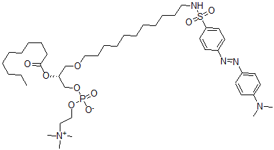 CAS#: 126942-42-5， 1-O-(N-Dabsyl-11-Amino-1-Undecyl)-2-O-Decanoylphosphatidylcholine