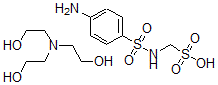 CAS#: 127-81-1， [(4-Aminophenyl)Sulfonylamino]Methanesulfonic Acid, 2-(Bis(2-Hydroxyethyl)Amino)Ethanol