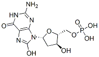 CAS#: 127027-50-3， [(2R,3S,5R)-5-(2-Amino-6,8-Dioxo-3,7-Dihydropurin-9-Yl)-3-Hydroxyoxolan-2-Yl]Methyl Dihydrogen Phosphate
