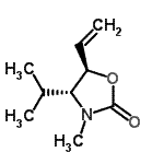 CAS#: 127044-23-9， (4R,5R)-4-Isopropyl-3-Methyl-5-Vinyl-1,3-Oxazolidin-2-One
