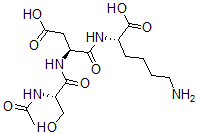 CAS#: 127103-04-2， (2S)-2-[[(2S)-2-[[(2S)-2-Acetamido-3-Hydroxypropanoyl]Amino]-4-Hydroxy-4-Oxobutanoyl]Amino]-6-Aminohexanoic Acid