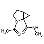 CAS#: 127117-45-7， 2-Acetyl-N-Methyl-2-Azabicyclo[3.1.0]Hexane-1-Carboxamide