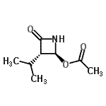 CAS#: 127127-61-1， (2S,3S)-3-Isopropyl-4-Oxo-2-Azetidinyl Acetate
