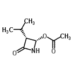 CAS#: 127127-64-4， (2S,3R)-3-Isopropyl-4-Oxo-2-Azetidinyl Acetate