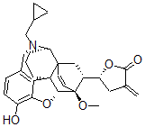 CAS#: 127154-03-4， N-(Cyclopropylmethyl)-6,14-endo-etheno-7-(3-carboxy-3-butenyl)tetrahydronororipavine gamma-lactone