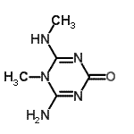 CAS#: 127480-40-4， 4-Amino-5-Methyl-6-(Methylamino)-1,3,5-Triazin-2(5H)-One