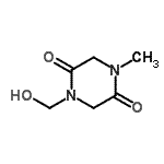 CAS#: 127605-74-7， 1-(Hydroxymethyl)-4-Methyl-2,5-Piperazinedione