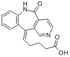 CAS#: 127653-90-1， (5E)-5-(5-Oxo-6H-Pyrido[4,3-c][1]Benzazepin-11-Ylidene)Pentanoic Acid