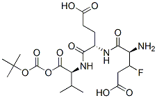 CAS#: 127708-86-5， 3-Fluoro-5-[[5-Hydroxy-1-[(1-Hydroxy-3-Methyl-1-Oxobutan-2-Yl)Amino]-1,5-Dioxopentan-2-Yl]Amino]-4-[(2-Methylpropan-2-Yl)Oxycarbonylamino]-5-Oxopentanoic Acid