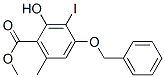 CAS#: 127725-14-8， Methyl 4-Benzyloxy-2-Hydroxy-3-Iodo-6-Methylbenzoate
