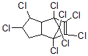 structure of CAS# 12789-03-6, 1,3,4,7,8,9,10,10-Octachlorotricyclo[5.2.1.0(2,6)]dec-8-ene;Chebi:34623;1,2,4,5,6,7,8,8-Octachloro-2,3,3A,4,7,7A-Hexahydro-1H-4,7-Methanoindene;(1Alpha,2Alpha,3Aalpha,4Beta,7Beta,7Aalpha)-1,2,4,5,6,7,8,8-Octachloro-2,3,3A,4,7,7A-Hexahydro-4,7-Methano-1H-Indene