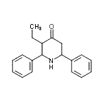 CAS#: 127895-86-7， 3-Ethyl-2,6-Diphenyl-4-Piperidinone