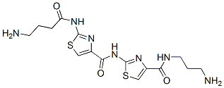 CAS#: 127942-31-8， 2-((4-Amino-1-Oxobutyl)Amino)-N-(4-(((3-Aminopropyl)Amino)Carbonyl)-2-Thiazolyl)-4-Thiazolecarboxamide