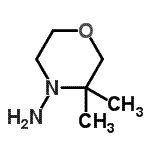 CAS#: 127957-05-5， 3,3-Dimethyl-4-Morpholinamine
