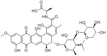 CAS#: 127985-24-4， N,N-Dimethylpradimicin C
