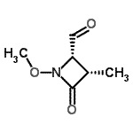 CAS#: 128227-40-7， (2S,3S)-1-Methoxy-3-Methyl-4-Oxo-2-Azetidinecarbaldehyde