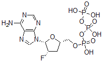 CAS#: 128531-73-7， [(2S,4S,5R)-5-(6-Aminopurin-9-Yl)-4-Fluorooxolan-2-Yl]Methyl (Hydroxy-Phosphonooxyphosphoryl) Hydrogen Phosphate