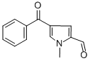 structure of CAS# 128843-58-3, 4-(Benzoyl)-1-Methylpyrrole-2-Carbaldehyde;4-(Benzoyl)-1-Methyl-Pyrrole-2-Carbaldehyde;1-Methyl-4-(Oxo-Phenylmethyl)-2-Pyrrolecarboxaldehyde;1-Methyl-4-Phenylcarbonyl-Pyrrole-2-Carbaldehyde