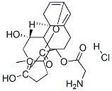 CAS#: 128887-42-3， [2-[(10R,11S,13S,17R)-11,17-Dihydroxy-10,13-Dimethyl-3-Oxo-2,6,7,8,9,11,12,14,15,16-Decahydro-1H-Cyclopenta[a]Phenanthren-17-Yl]-2-Oxoethyl] 2-Aminoacetate Hydrochloride