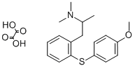 CAS#: 128959-29-5， 1-[2-(4-Methoxyphenyl)Sulfanylphenyl]-N,N-Dimethylpropan-2-Amine ethanedioate