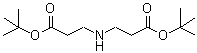 structure of CAS# 128988-04-5, Bis(2-Methyl-2-Propanyl) 3,3'-Iminodipropanoate;Di-tert-butyl 3,3'-Iminodipropionate;N-bis(tert-Butylpropionate)amine