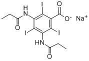 CAS#: 129-57-7， Sodium 2,4,6-Triiodo-3,5-Bis(Propanoylamino)Benzoate