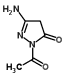 CAS#: 129027-73-2， 2-Acetyl-5-Amino-2,4-Dihydro-3H-Pyrazol-3-One