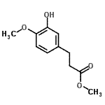 CAS#: 129150-61-4， Methyl 3-(3-Hydroxy-4-Methoxyphenyl)Propanoate