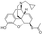 CAS#: 129224-33-5， (5alpha,6beta)-6-(Acetylthio)-17-(cyclopropylmethyl)-7,8-didehydro-4,5-epoxymorphinan-3-ol