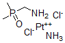 CAS#: 129241-79-8， Amminedichloro(1-(dimethylphosphinyl)methanamine-N)platinum