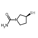 CAS#: 129243-48-7， (3S)-3-Sulfanyl-1-Pyrrolidinecarboxamide