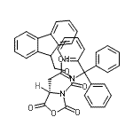 CAS#: 129288-36-4， (1Z)-2-{(4S)-3-[(9H-Fluoren-9-ylmethoxy)carbonyl]-2,5-dioxo-1,3-oxazolidin-4-yl}-N-tritylethanimidic acid