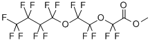 structure of CAS# 129301-40-2, 2,2-Difluoro-2-[1,1,2,2-Tetrafluoro-2-(1,1,2,2,3,3,4,4,4-Nonafluorobutoxy)Ethoxy]-Acetic Acid Methyl Ester;Methyl 2,2-Difluoro-2-(1,1,2,2-Tetrafluoro-2-(Perfluorobutoxy)Ethoxy)Acetate;PERFLUORO-3,6-DIOXADECANOIC ACID METHYL ESTER;METHYL PERFLUORO-3,6-DIOXADECANOATE