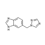 CAS#: 129369-68-2， 5-(1H-1,2,4-Triazol-1-Ylmethyl)-1H-Benzimidazole