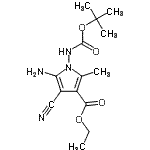 CAS#: 129378-20-7， Ethyl 5-Amino-4-Cyano-2-Methyl-1-({[(2-Methyl-2-Propanyl)Oxy]Carbonyl}Amino)-1H-Pyrrole-3-Carboxylate