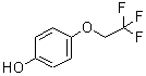 结构式 CAS# 129560-99-2, 4-(2,2,2-三氟乙氧基)苯酚