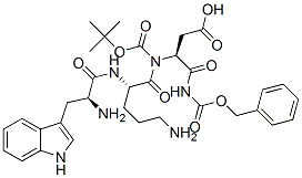 CAS#: 129594-05-4， (2S)-4-Amino-2-[[(2S)-2-[[(2S)-3-(1H-Indol-3-Yl)-2-[(2-Methylpropan-2-Yl)Oxycarbonylamino]Propanoyl]Amino]-5-(Phenylmethoxycarbonylamino)Pentanoyl]Amino]-4-Oxobutanoic Acid