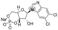 CAS#: 129693-10-3， 5,6-Dichloro-1-(3,5-O-Phosphinico-beta-D-Ribofuranosyl)-1H-Benzimidazole