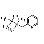 CAS#: 129750-61-4， 2-{[Dimethyl(2-Methyl-2-Propanyl)Silyl]Methyl}Pyridine