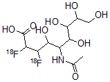 CAS#: 129932-88-3， N-Acetyl-2-deoxy-2,3-difluoroneuraminic acid