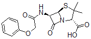 CAS#: 130030-60-3， (2S-(2alpha,5alpha,6beta))-3,3-Dimethyl-7-oxo-6-((phenoxyacetyl)amino)-4-thia-1-azabicyclo(3.2.0)heptane-2-carboxylic acid