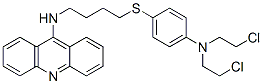 CAS#: 130031-50-4， N-[4-[4-[Bis(2-Chloroethyl)Amino]Phenyl]Sulfanylbutyl]Acridin-9-Amine