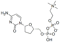 CAS#: 130036-24-7， [[5-(4-Amino-2-Oxopyrimidin-1-Yl)Oxolan-2-Yl]Methoxy-Hydroxyphosphoryl] 2-Trimethylazaniumylethyl Phosphate